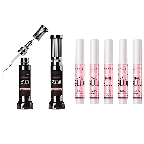 Makartt Nail Rhinestone Glue - Precision Pen & Brush Applicator