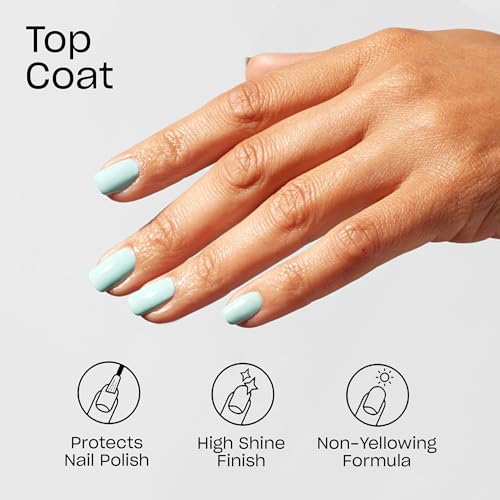 OPI Top Coat Nail Lacquer | Clear, Quick-Drying, Chip-Resistant Finish