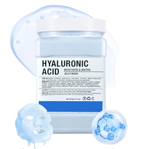 Hyaluronic Acid Jelly Mask for Deep Hydration & Glow - 23 Fl Oz