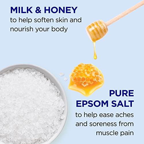 Dr. Teal's Epsom Salt Soaking Solution with Milk & Honey, 48 Oz