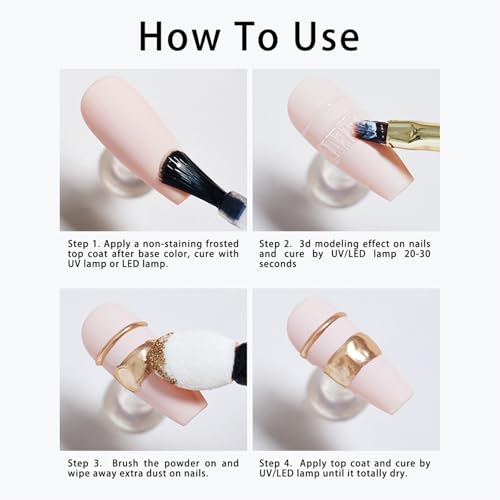 No Wipe 3D Sculpting Gel for Nail Art - Clear Nail Gel Polish