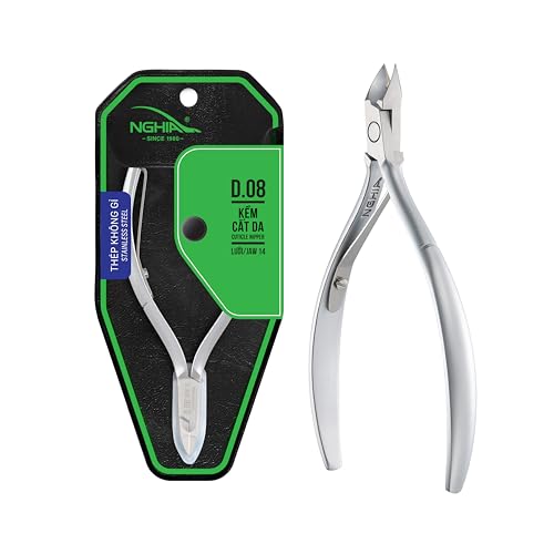 Nghia Cuticle Nipper Jaw 14 - Ergonomic Stainless Steel Tool