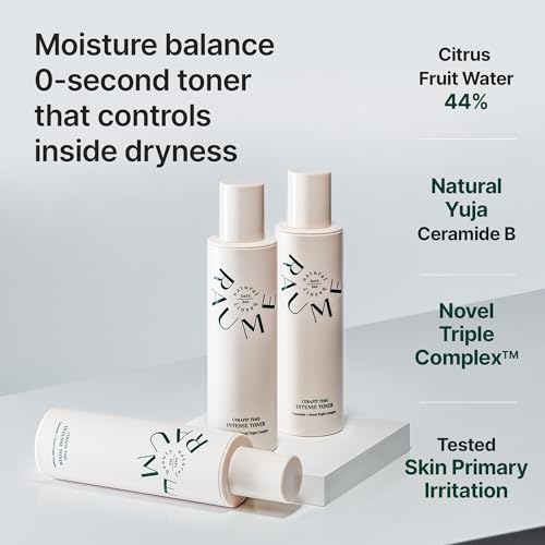 RAUME Intense Hydrating Facial Toner with Citrus & Ceramide, 140mL