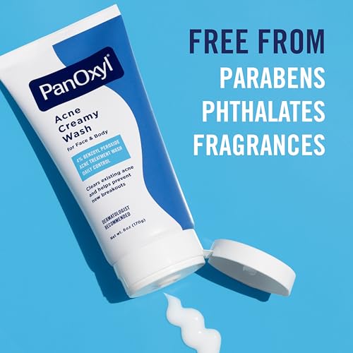 PanOxyl Acne Creamy Wash with 4% Benzoyl Peroxide - 6 oz