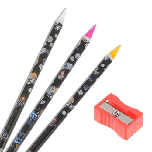 Rhinestone Picker Tools - 3 Pcs Self-Adhesive Wax Pencil Set