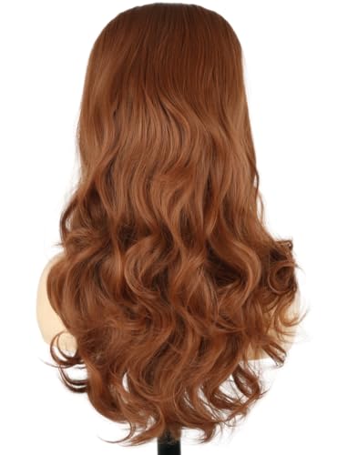 Topcosplay Light Brown Long Wave Wig - 1950s-1980s Style