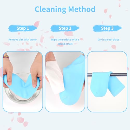 Comblessky Moisturizing Gel Socks for Dry Cracked Heels and Foot Repair