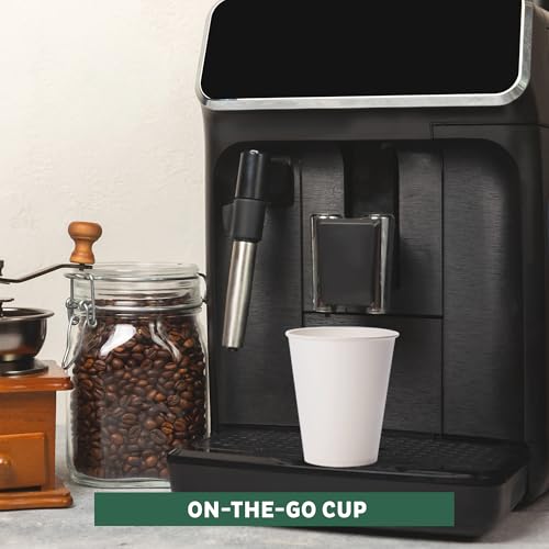 Freshware 12 oz Disposable Paper Coffee Cups - 100 Pack