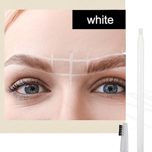 Guapa 6pcs Microblading Brow Mapping Pencil - Professional White Eyebrow Pen