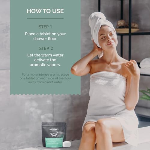 Eucalyptus Mint Shower Steamers - 8 Pack Aromatherapy Tablets