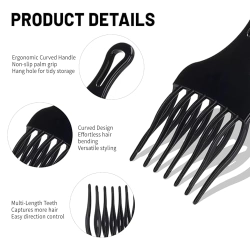 Goiple Afro Curl Twist Sponge Brush and Hair Styling Set for 4C Hair