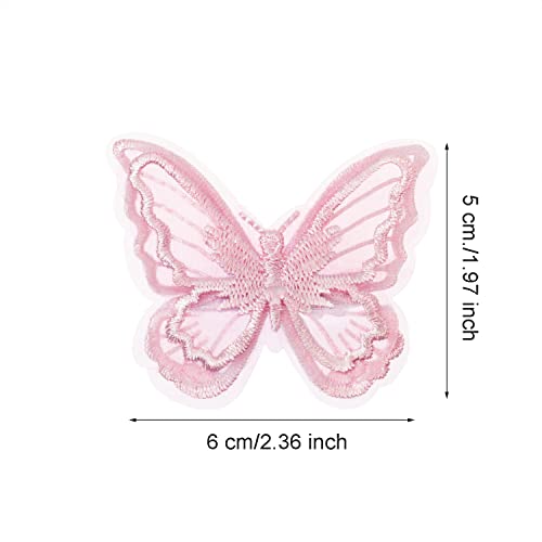 Butterfly Hair Clips - 6Pcs Lace Embroidery Wedding Accessories