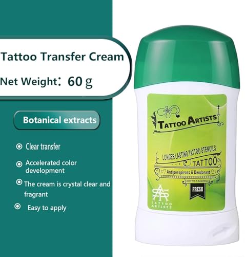 Rofitbest 1-Pack Professional Tattoo Transfer Cream Gel for Stencil Safe Long-Lasting