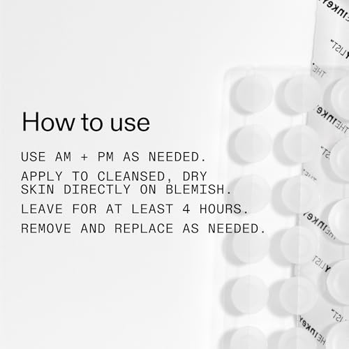 The INKEY List Hydrocolloid Invisible Pimple Patches - Fast-Acting Salicylic Acid Spot Treatment