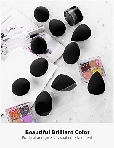 InnoGear 10-Piece Makeup Sponge Blender Set - Latex-Free Cosmetic Applicators