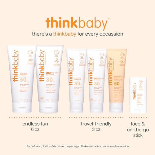Thinkbaby Mineral Sunscreen Stick SPF 30 - Vegan & Water Resistant