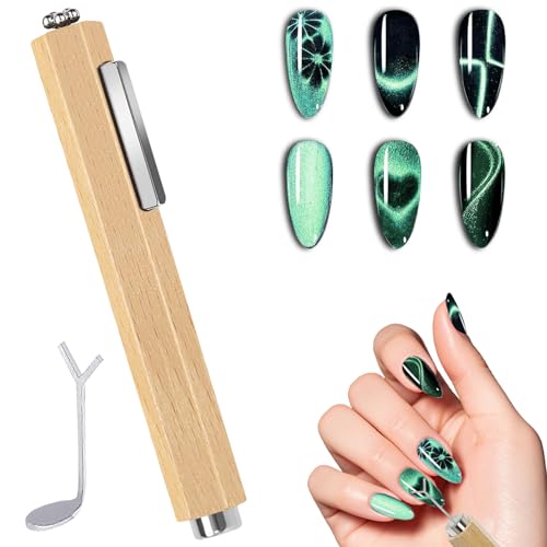 3-in-1 Cat Eye Nail Magnet Tool Set for Nail Art Design