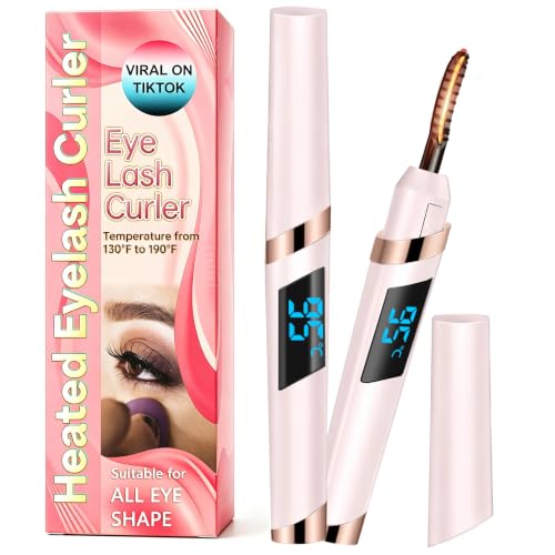 Dust2Oasis Sakura Pink Heated Eyelash Curler - Rechargeable, 4 Temp Settings