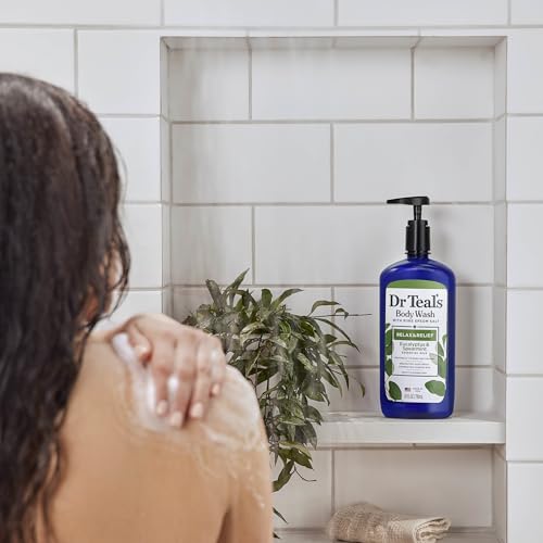 Dr Teal's Epsom Salt Body Wash with Eucalyptus & Spearmint - 24 fl oz (Pack of 2)