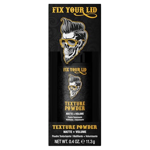 Fix Your Lid Volumizing Matte Hair Powder for Men, 0.4 oz - Root Lift & Texture