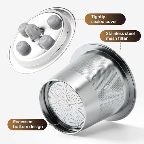 Stainless Steel Reusable K Cups for Keurig Supreme & Plus - 2 Pack