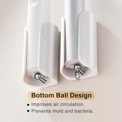 HAVICATO Electric Toothbrush Holder - Wall-Mounted Organizer, Pack of 2