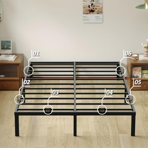 6-Pack Heavy Duty Non-Slip Mattress Grippers for Bed Frames