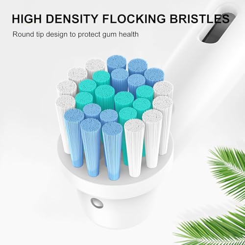SetSail 20 Pack Electric Toothbrush Replacement Heads - Soft Dupont Bristles for Oral B