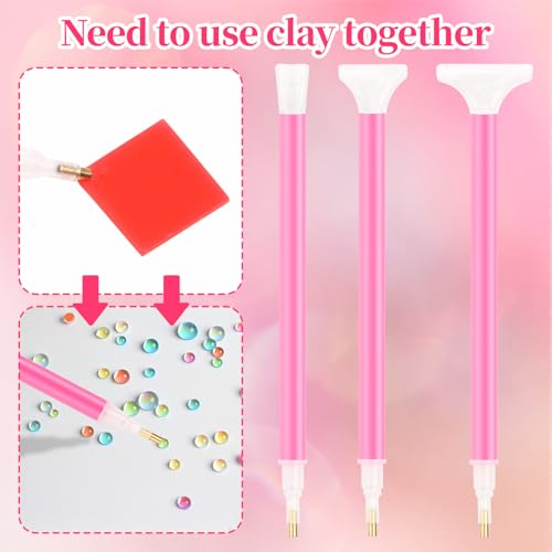 30PCS Rhinestone Picker Tool Kit with Acrylic Pens & Storage