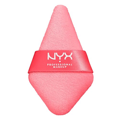 NYX Wonder Setting Powder Puff Applicator - Soft Triangle for Baking & Brightening