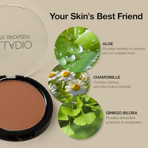 Palladio Matte Bronzer - Nude Beach for a Sun-Kissed Glow