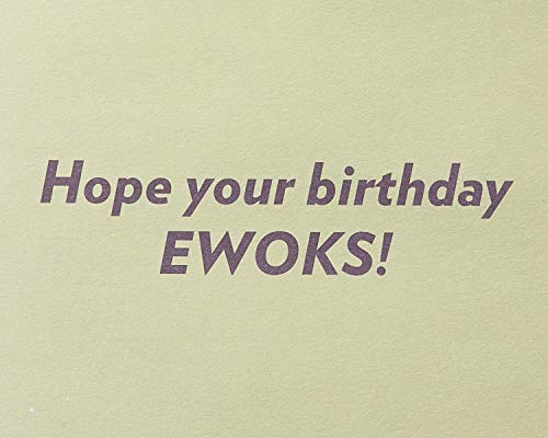 Star Wars Ewok Birthday Card by Papyrus - Cute Design