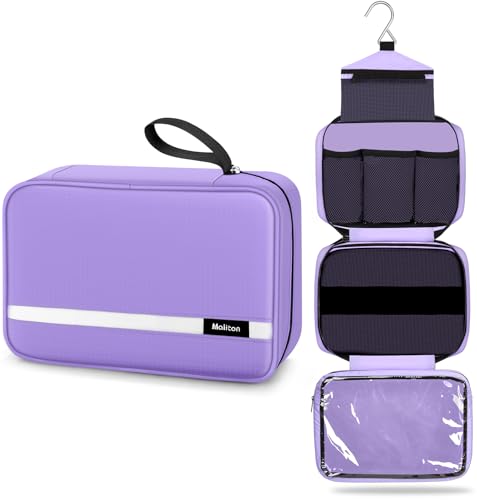 Maliton Hanging Travel Toiletry Bag - Waterproof Hygiene Organizer