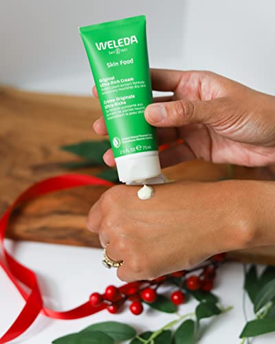 Weleda Skin Food Hand Mask Treatment Set with Cotton Gloves