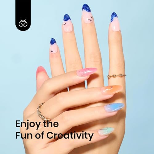 Beetles Blooming Gel Nail Polish - HEMA Free, 20ml with Brush