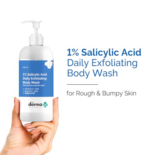 The Derma Co 1% Salicylic Acid Exfoliating Body Wash, 250ml