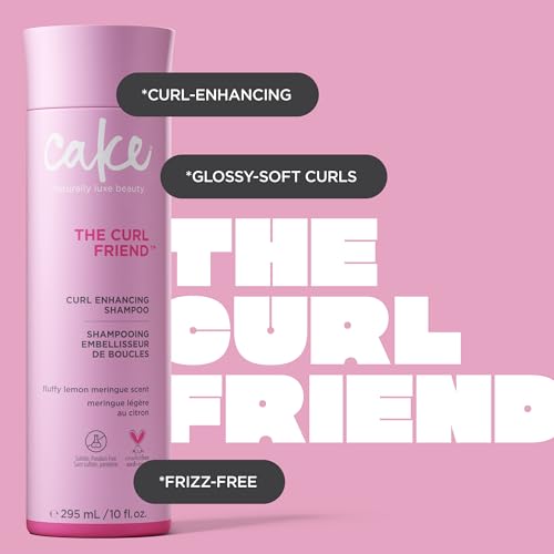 Cake Beauty Moisturizing Curl Shampoo for Curly Hair – 10 Fl Oz