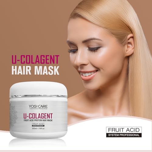 U-COLAGENT Hair Mask with Fruit Extracts – Deep Nourishing Treatment for Dry, Damaged Hair 300ml