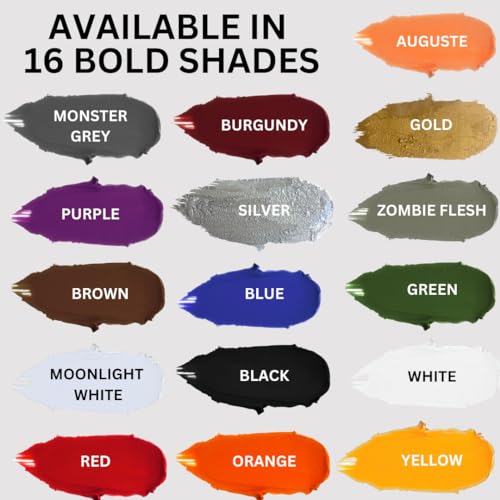 Mehron Black Greasepaint - High-Pigment Face & Body Makeup