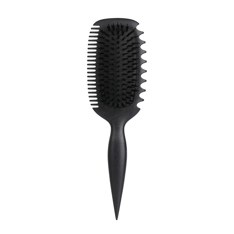 Curl Defining Hair Brush - Effortless Detangling & Styling for All Hair Types | Reduces Frizz & Pulling