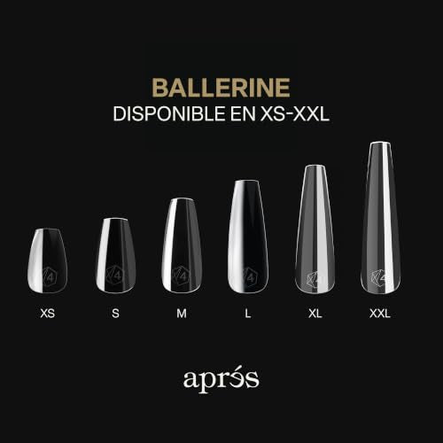Apres Gel-X Coffin Nail Tips | 280 Soft Tips in 14 Sizes