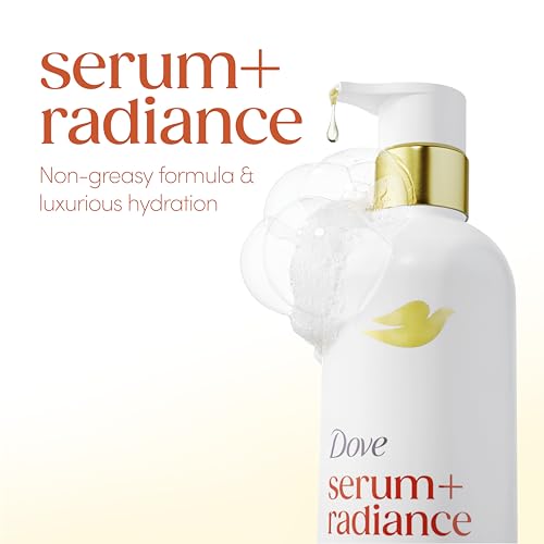 Dove Radiance Shower Oil Body Wash with Glycerin, 15.3 fl oz