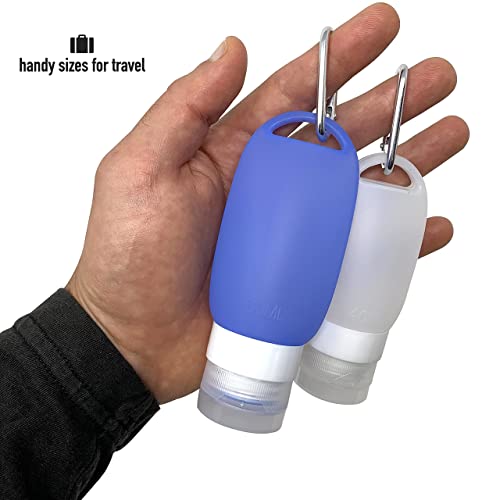 Cruise On Silicone Travel Bottle Set - TSA Approved, Leak-Proof Containers
