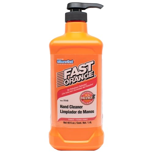 Fast Orange Pumice Lotion Hand Cleaner 48 oz Citrus Scent – Waterless Formula