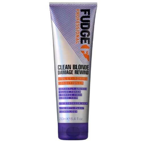 Fudge Clean Blonde Damage Rewind Conditioner - Violet Toning 8.4 oz