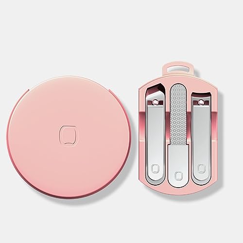Sourcingbay 3-in-1 Stainless Steel Manicure Set in Portable Travel Case