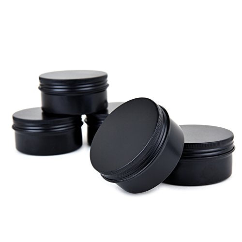 LIYAR 3oz Aluminum Screw Top Tin Containers - 10 Pack