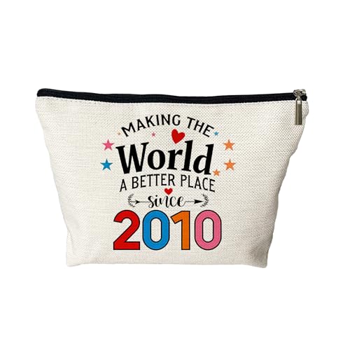 Personalized Sweet 16 Makeup Bag - Waterproof Cosmetic Bag 2010