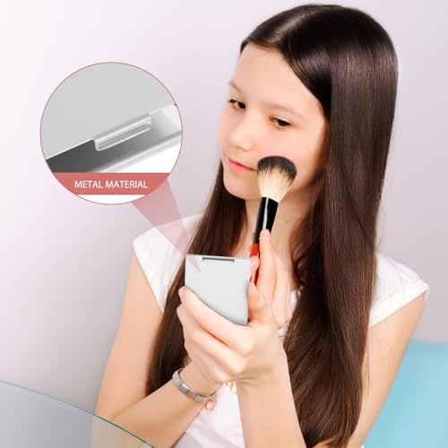 Dimeho Ultra Slim Portable Folding Makeup Mirror - 2 Pcs