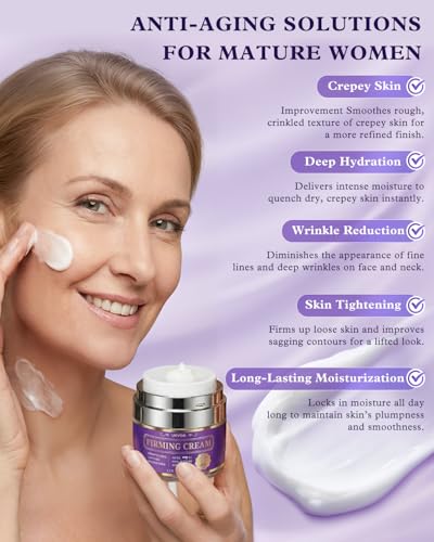 UKVOA 1.7 Fl Oz Retinol Neck & Face Wrinkle Cream for Women - Firming & Anti-Aging